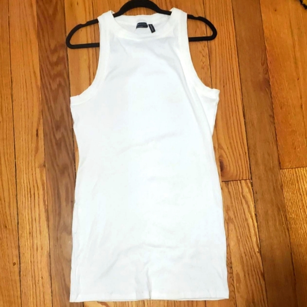 High Neck Ribbed Tank dress